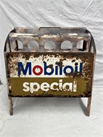 Mobiloil Special oil bottle rack