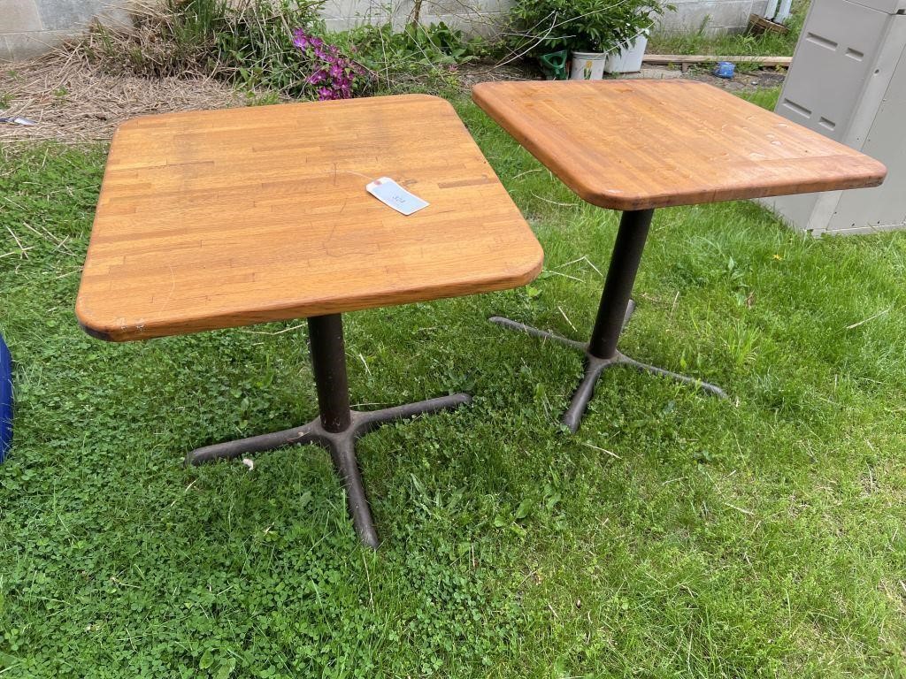 2 RESTAURANT STYLE TABLES