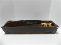 EARLY WOODEN TOOL CARRIER