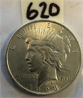 1923 Peace Silver Dollar UNC