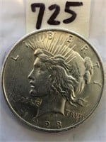 1923 Peace Silver Dollar UNC