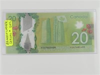 2012 BK. OF CAN. $20 BANKNOTE - BROKEN LADDER S/N