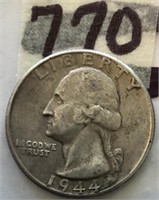 1944 Washington Silver Quarter