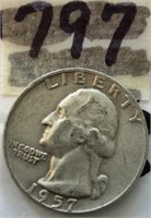 1957D Washington Silver Quarter