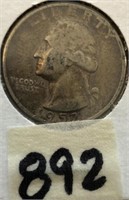 1952S Washington Silver Quarter