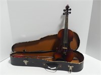 ANTIQUE VIOLIN IN CASE W/ BOW - 20.5" LONG