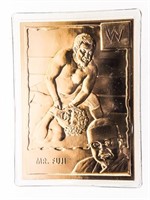 23 kt Gold Foil card - WWE "Mr. Fuji"