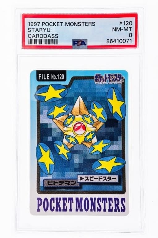 1997 POCKET MONSTERS STARYU CARDDASS #120 NM-MT 8