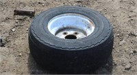 Snowmobile Trailer Rim w/ 20.5X8-10 Tire