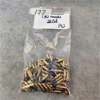 130- .22 cal. Solid point Bullets