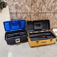 2 - Plastic Toolboxes
