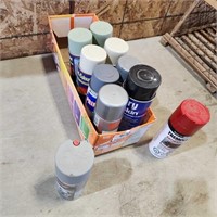 Part cans of paint