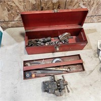 3" Vice, Tool Box w Contents