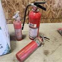 3- Charged Fire Extinguishers
