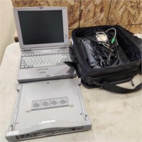 Laptop, Power Pack cables, iPad docking pad, etc.
