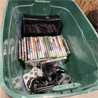 Xbox 360 w games & Controllers