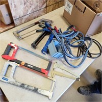 Hack saws, booster cables, etc.