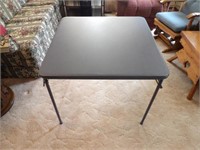 Blue Collapsible Card Table 34'' x 34''