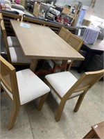 NEW 7 PC DINING TABLE SET, TABLE AND 6 CHAIRS,