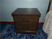 De Fur Furniture bed side stand 2 drawers