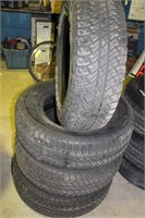 4 Bridgestone Dueller A/T Tires, P265/70R17