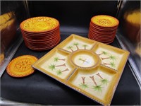 Serving Tray & Plates