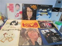 LOT OF 9 ASSORTED VINTAGE RECORDS