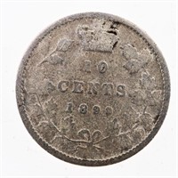 Canada 1899 Silver 10 cents