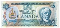 Bank of Canada 1979 $5 UNC