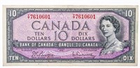 Bank of Canada 1954 $10 Modified Portrait