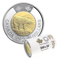 RCM 2019 Special Wrap Roll $2 Coins x 25  FIRST ST