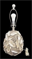 OYSTER SHELL ELECTRIC TABLE LAMP