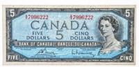 Bank of Canada 1954 $5 Modified Portrait