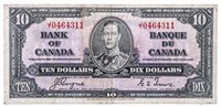 Bank of Canada 1937 $10