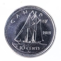 Canada 2019 RCM First Strike Ten Cent Coin MS64