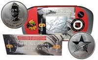 RCM & CP NHL Allstars 2001 Stamp & Medallion Set