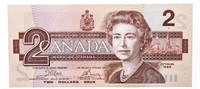 Bank of Canada 1986 $2 UNC 63 (AUH) - OLMSTEAD ORI