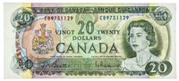 Bank of Canada, 1969 $20 "EB" UNC