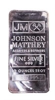 Vintage Bullion - JM Johnson Matthey  .999+ Fine S