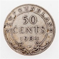 NFLD.1904 Sterling Silver 50 Cents