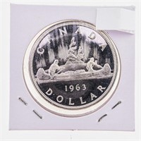 1963 Canada Silver Dollar MS65 ICCS