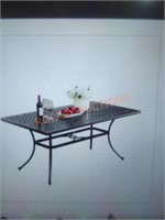 Foxridge rectangular dining patio table