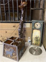 Saw blade clock, jewelry box clock, hanging light