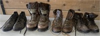 (size 9) 2 Pairs Of Work Boots, Hiking Boots...