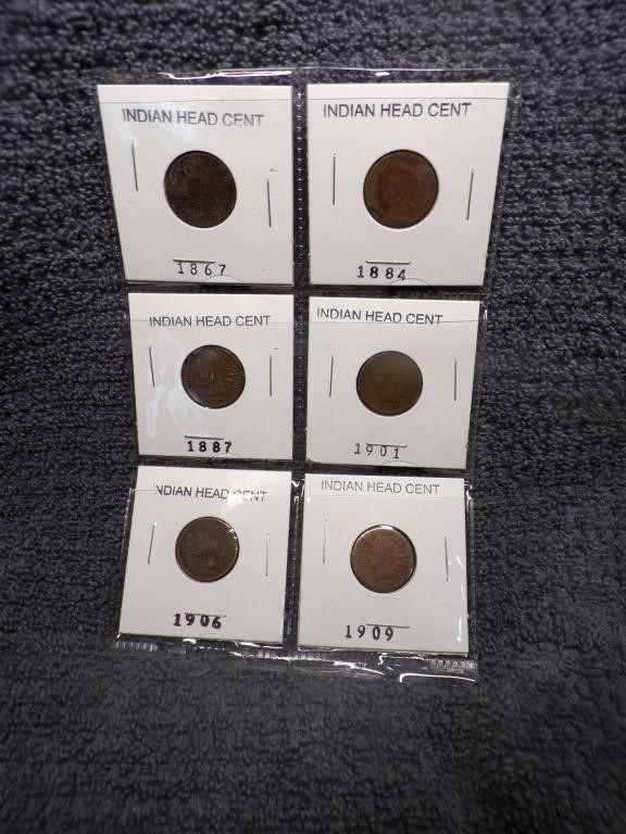 MIsc lot of Indian head pennies