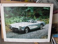 1959 Corvette poster