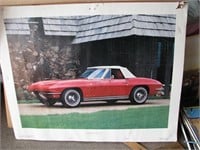 1965 Corvette poster