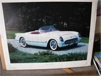 1952 Corvette poster