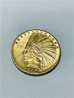 1910 Indian Head $10 Eagle