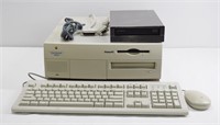 Retro Apple PowerPC. Keyboard, Mouse, DiscDrive
